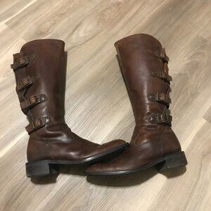 Kampgen Ladies Brown Leather Boots Size 37